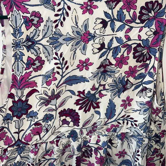 Old Navy Sleeveless Pin-tuck Bird & Floral Print Dress - Picture 3 of 5